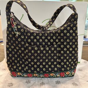 Vera Bradley Floral Quilted Shoulder Bag hobo